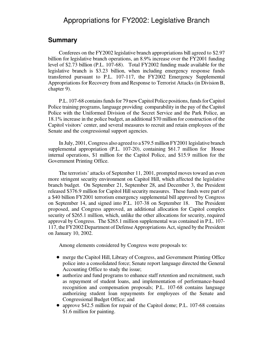 [20020410]RL31012_2002财年拨款：立法部门.pdf_第3页