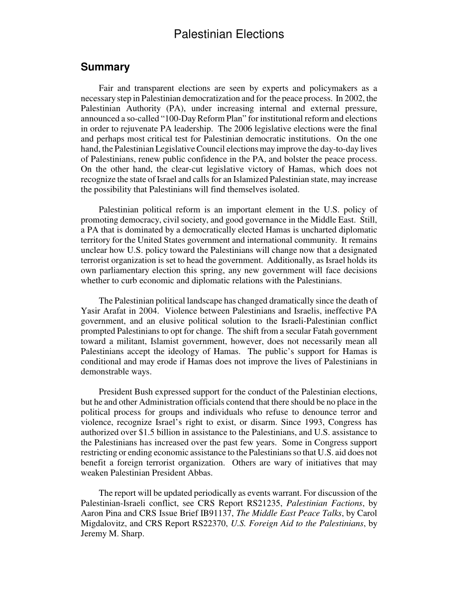[20060228]RL33269_巴勒斯坦选举.pdf_第2页