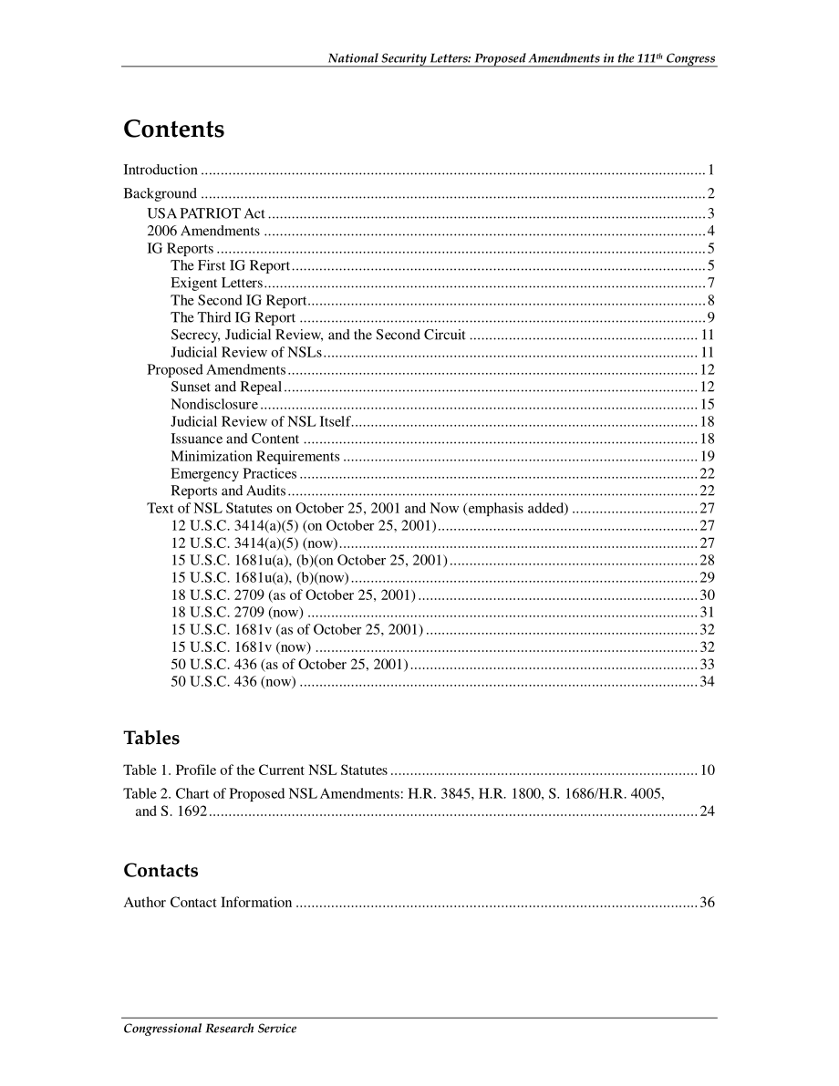 [20101227]R40887_国家安全信函：第111届国会提出的修正案.pdf_第3页
