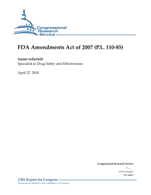[20100427]RL34465_2007年FDA修正法案（P.L110-85).pdf