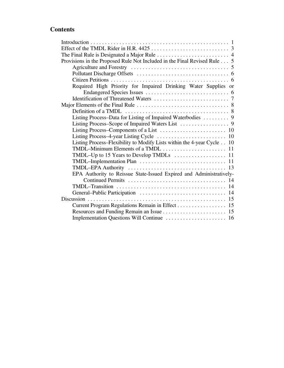 [20000718]RL30611_EPA的最大日总负荷（TMDL）计划：最终修订规则要点.pdf_第3页