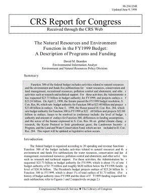 [19980609]98-294_The Natural Resources and Environment Function in the FY1999 Budget 项目和资金说明.pdf