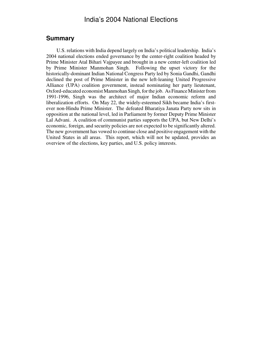 [20040712]RL32465_印度2004年全国选举.pdf_第2页
