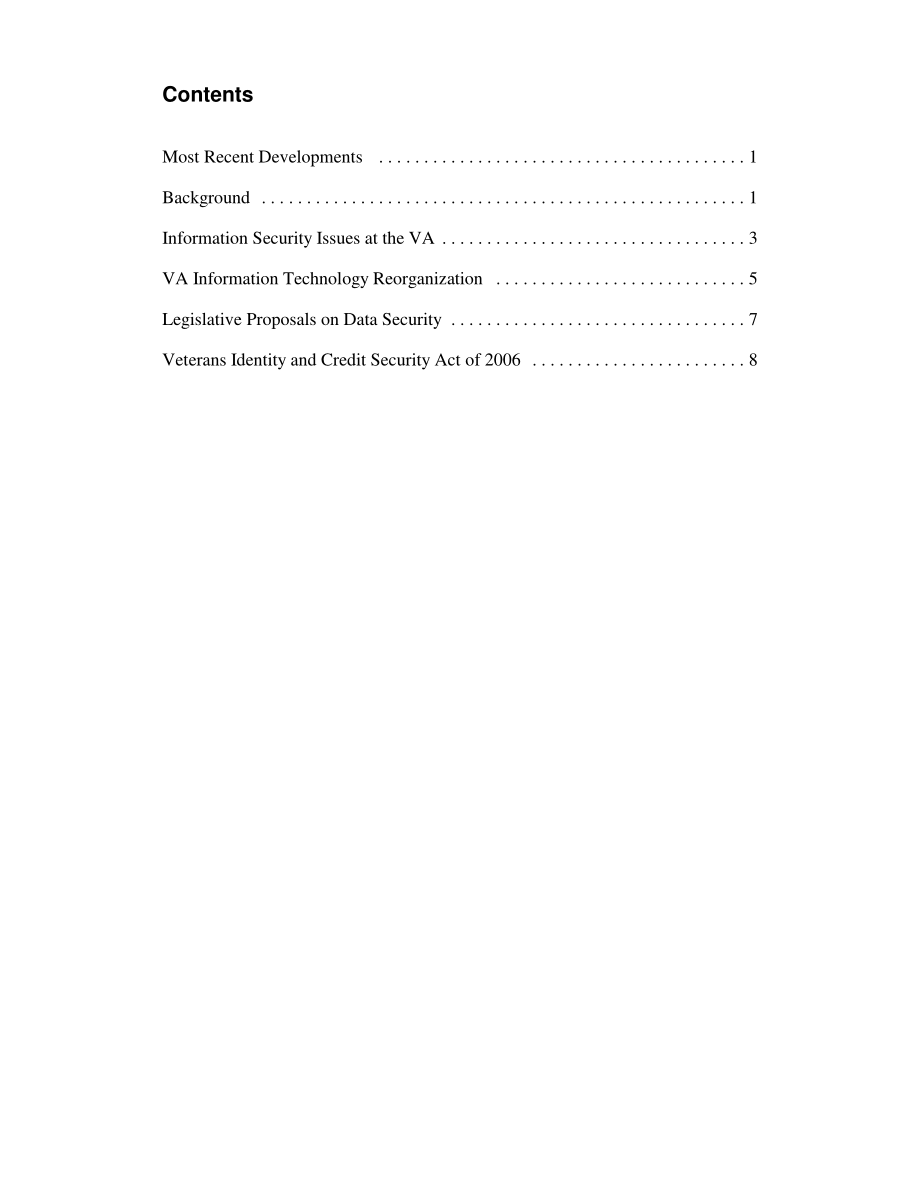 [20060814]RL33612_退伍军人事务部：信息安全与信息技术管理重组.pdf_第3页