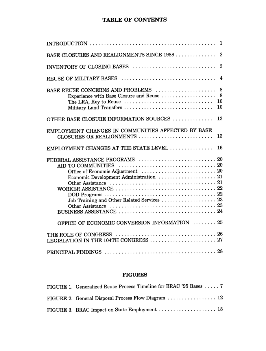 [19970226]96-562_1988年以来军事基地关闭：社区和州一级的地位和就业变化.pdf_第3页