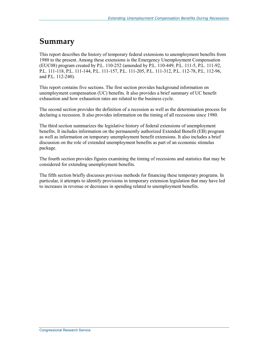 [20141001]RL34340_在经济衰退期间延长失业补偿金.pdf_第2页