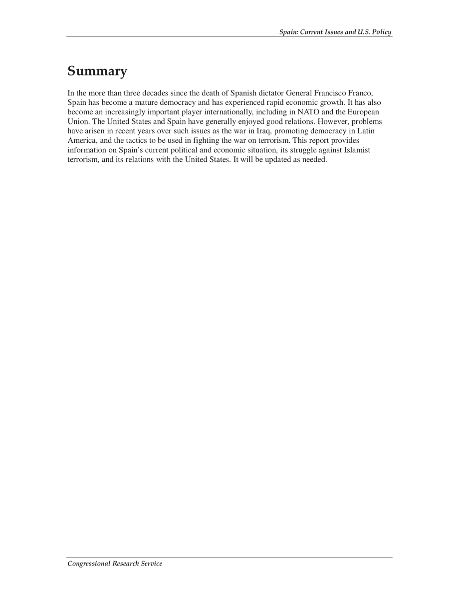 [20080404]RS22615_西班牙：当前问题和美国政策.pdf_第2页