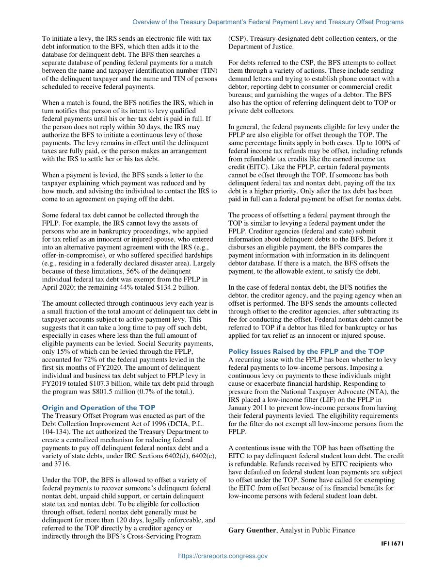 [20220422]IF11671_财政部联邦支付税和财政抵消计划概述 .pdf_第2页
