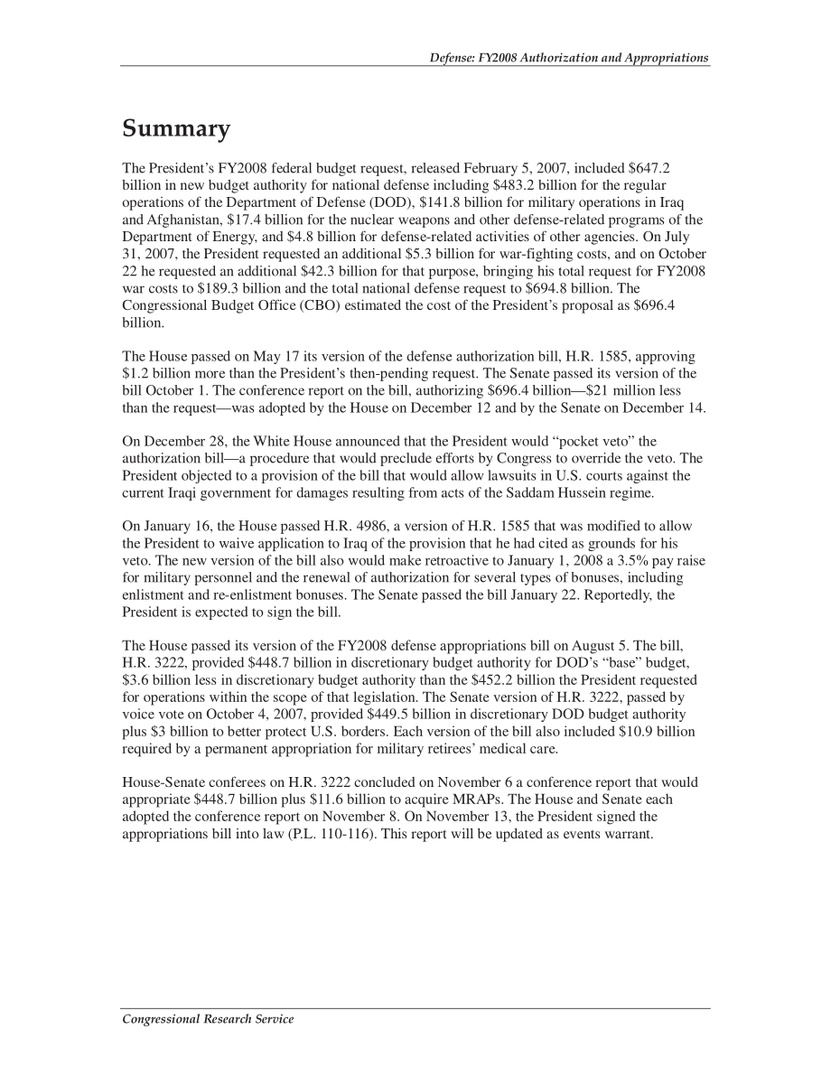 [20080123]RL33999_辩护：2008财年授权和拨款.pdf_第2页