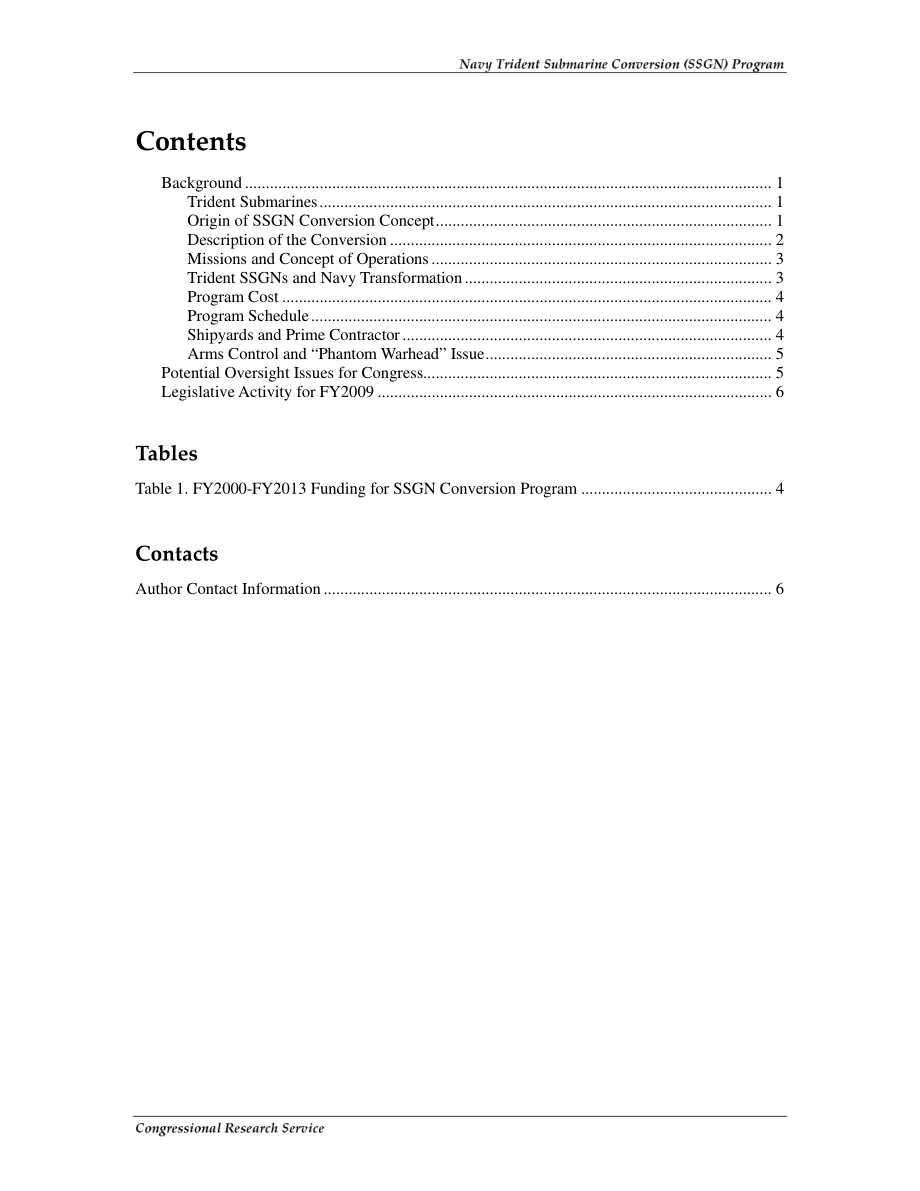 [20081002]RS21007_海军三叉戟潜艇改装（SSGN）计划：国会背景和议题.pdf_第3页