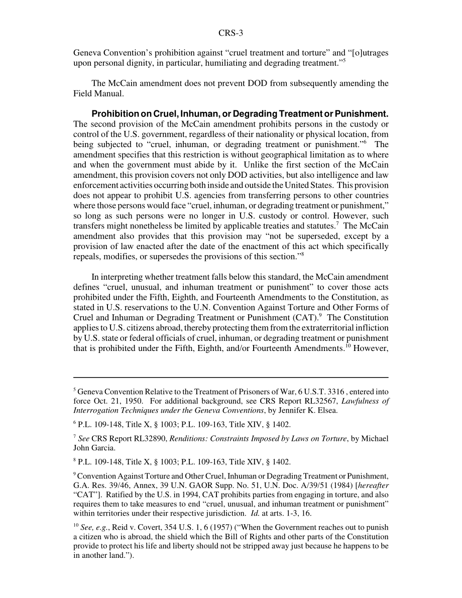 [20060124]RS22312_审讯被拘留者：麦凯恩修正案概述.pdf_第3页