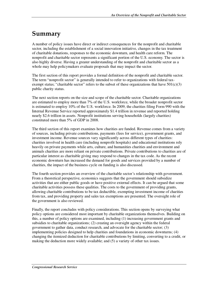 [20091117]R40919_非营利和慈善部门概述.pdf_第2页