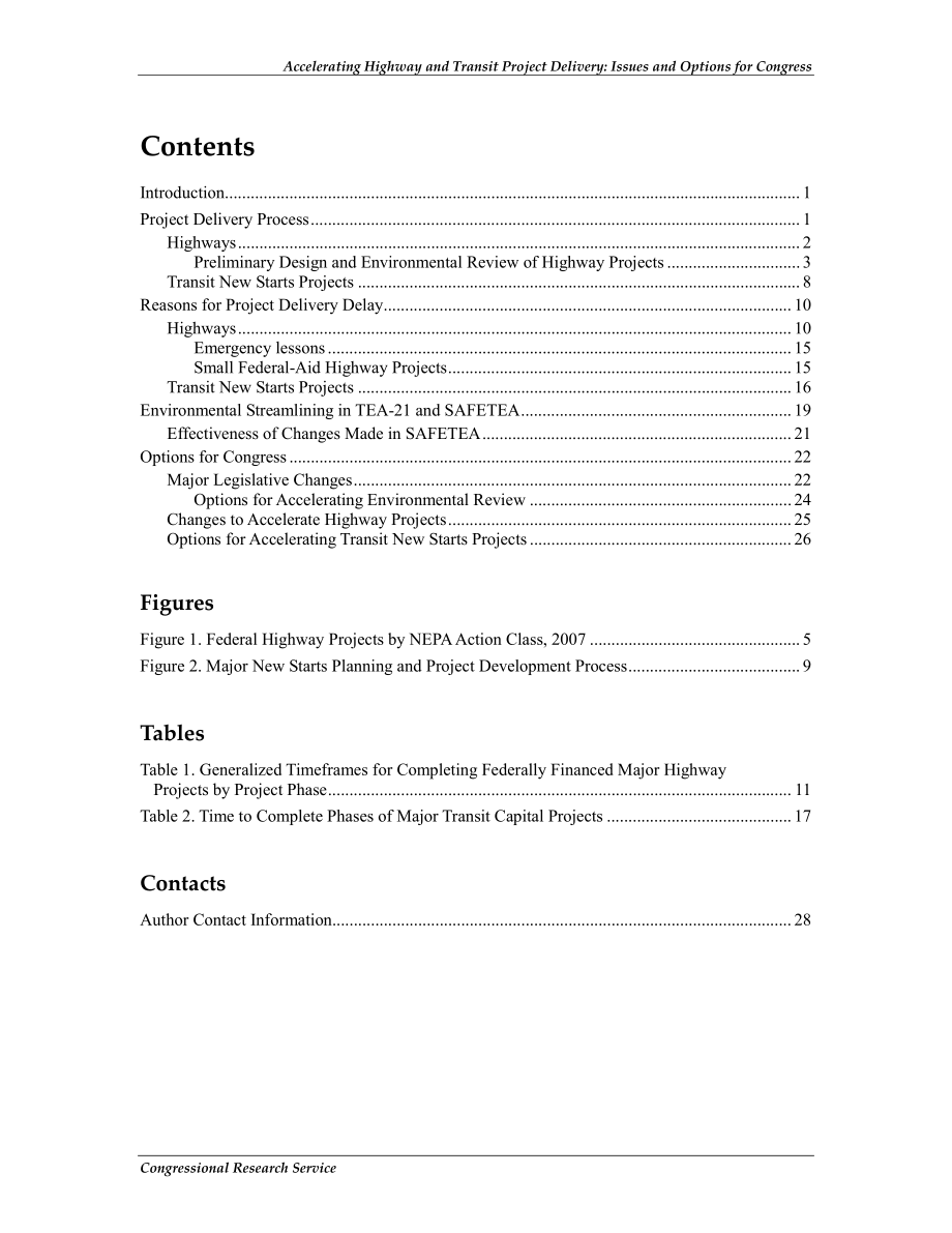 [20110803]R41947_加快公路和交通项目交付：国会的议题和选择.pdf_第3页