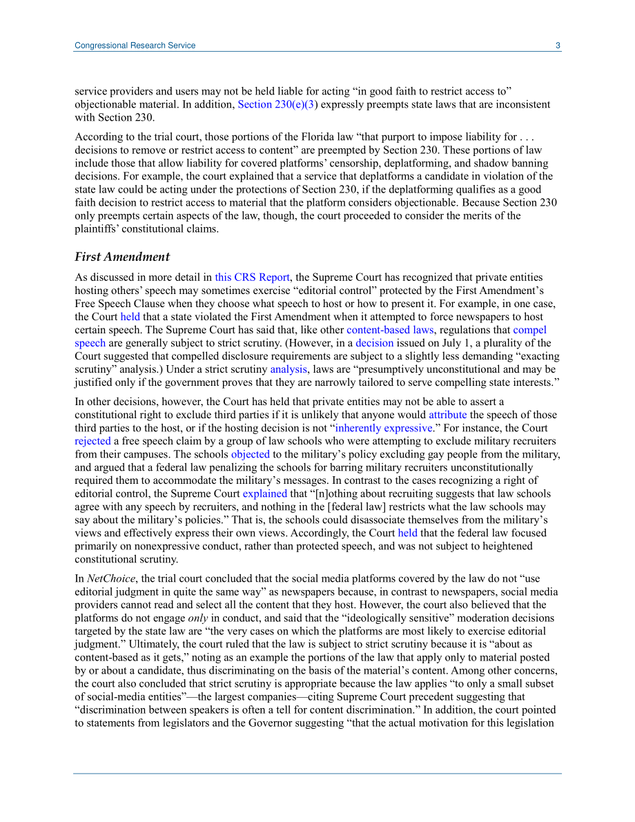 [20210702]LSB10618_初审法院裁定州社交媒体法可能违宪.pdf_第3页