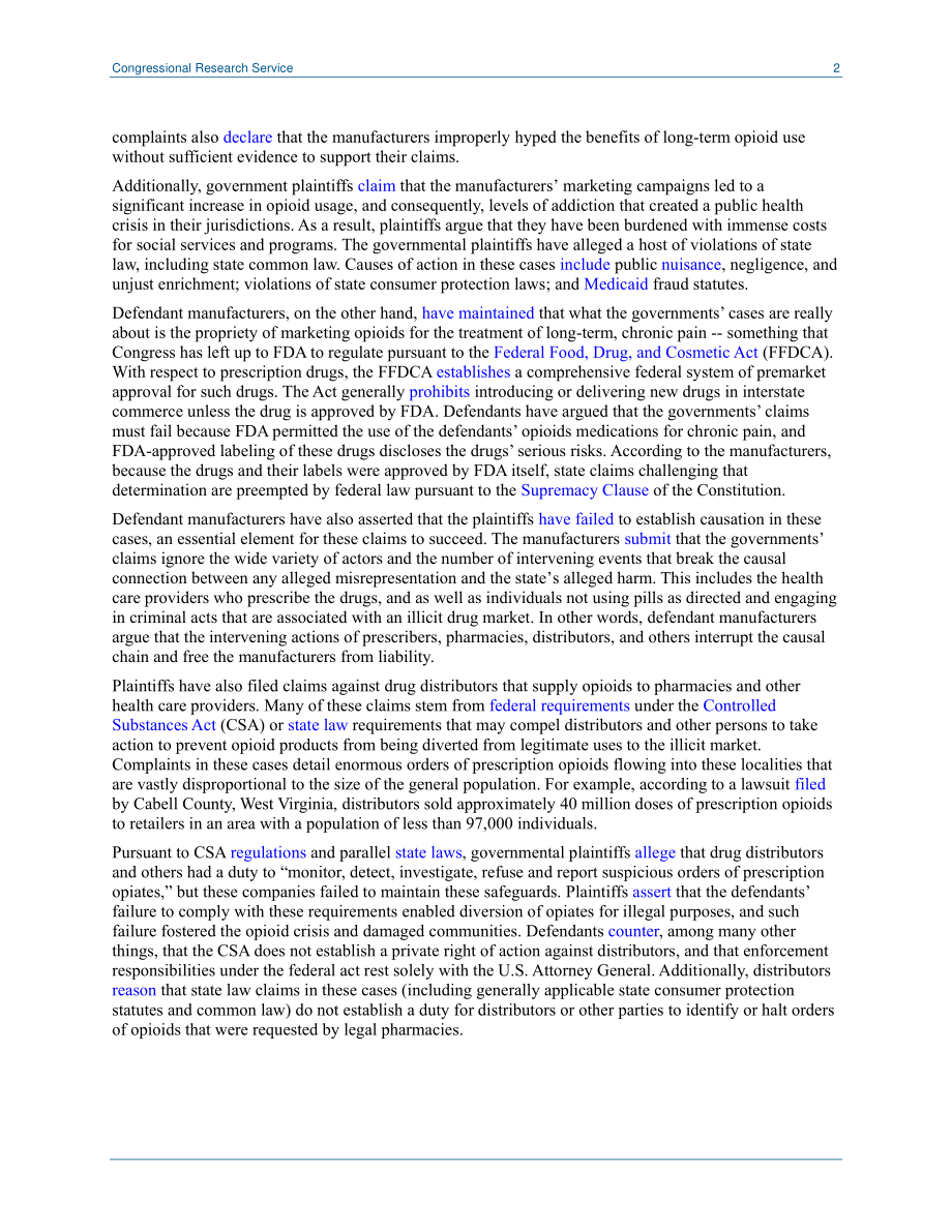[20181206]LSB10226_州和地方政府寻求阿片流行病的司法解决方案.pdf_第2页