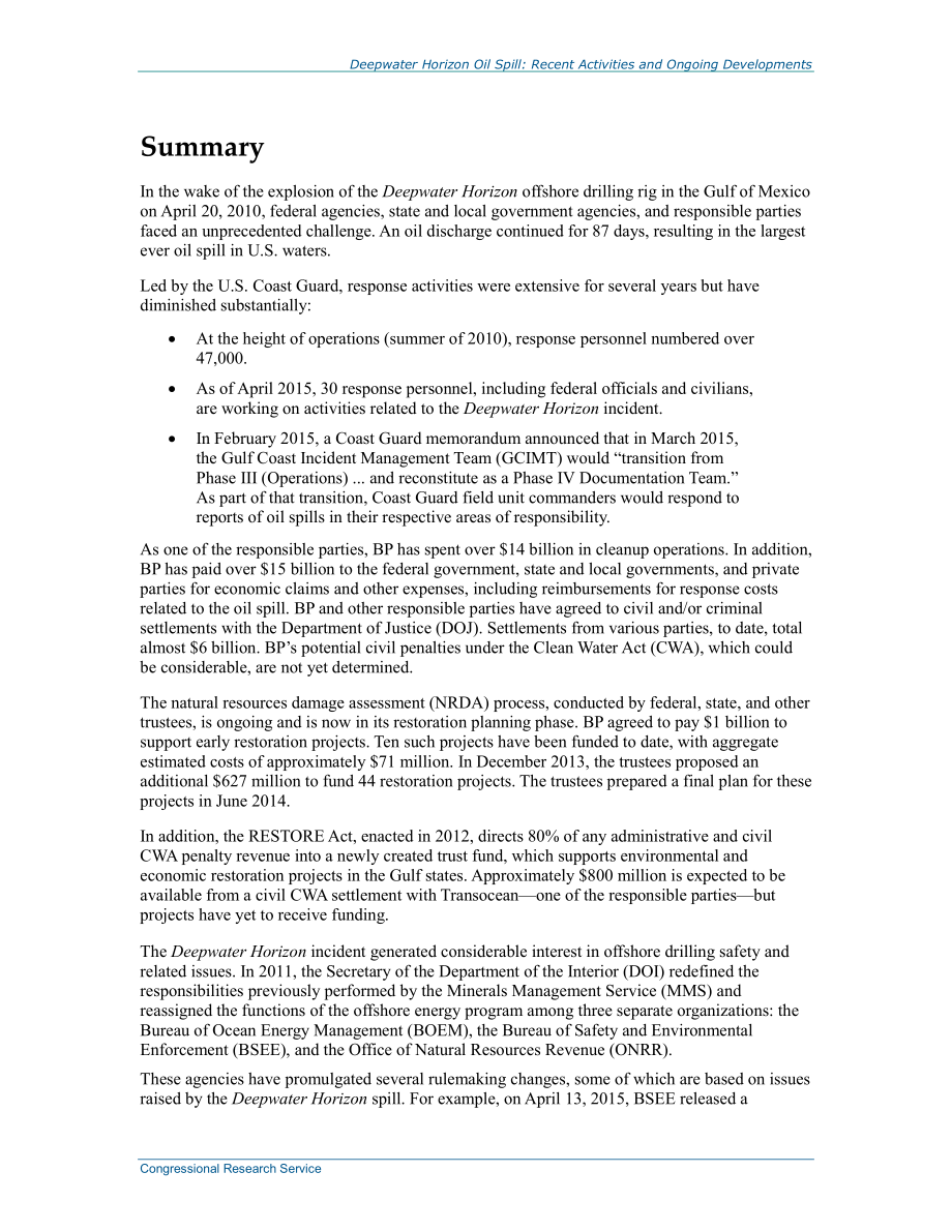 [20150417]R42942_深水地平线漏油：近期活动和持续发展.pdf_第2页