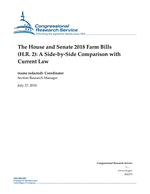 [20180727]R45275_众议院和参议院2018年农业法案（H.R.2) 与现行法律的并列比较.pdf
