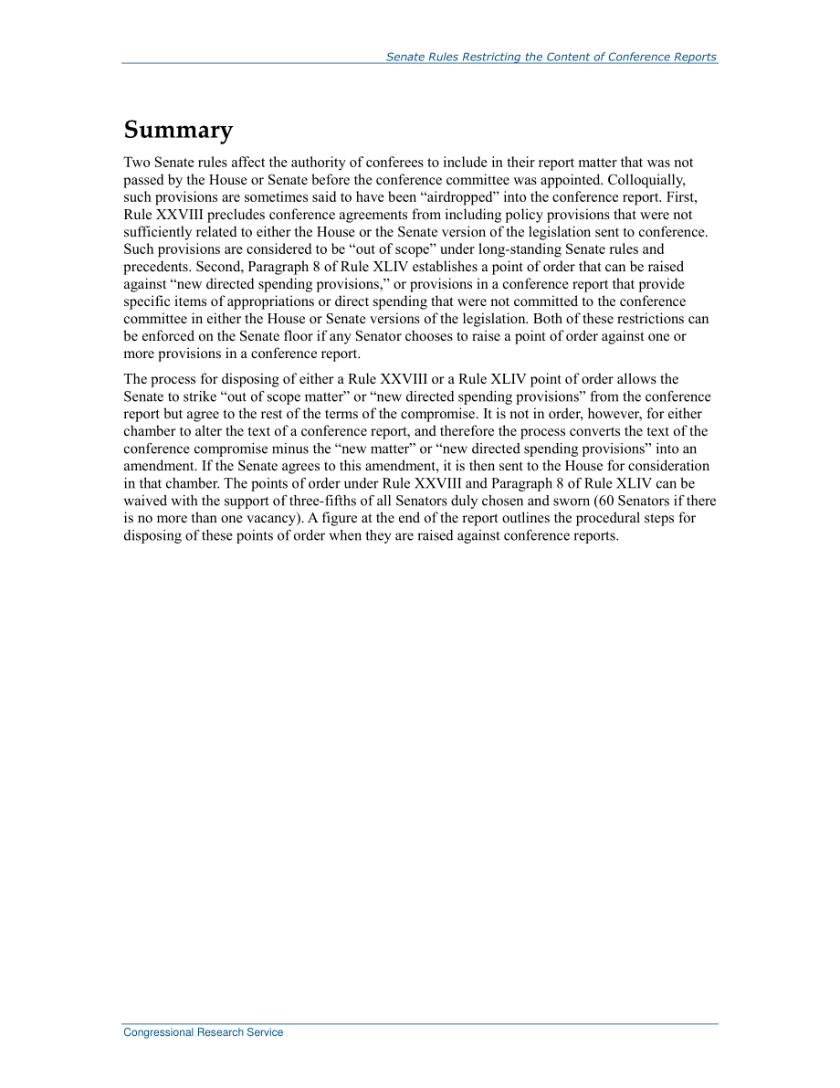 [20171127]RS22733_限制会议报告内容的参议院规则.pdf_第2页
