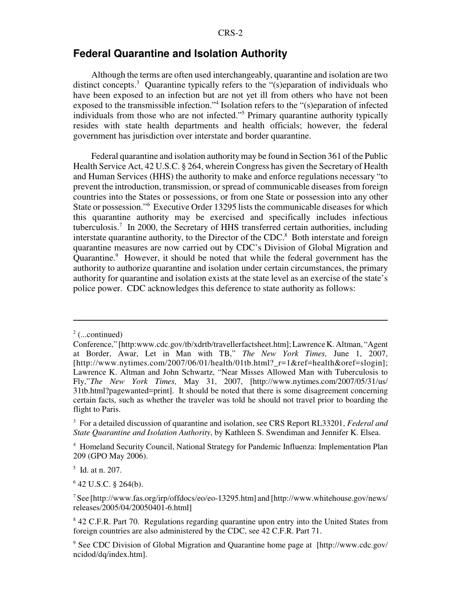 [20070605]RS22672_广泛耐药结核病（XDR-TB）：检疫和隔离.pdf_第2页