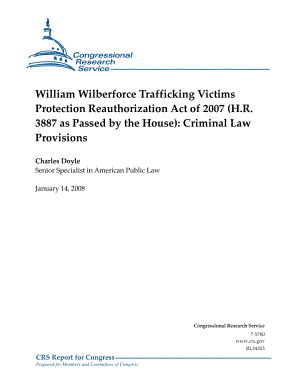 [20080114]RL34323_William Wilberforce《2007年贩运受害者保护再授权法案》（H.R.3887（经众议院通过）：刑法规定.pdf