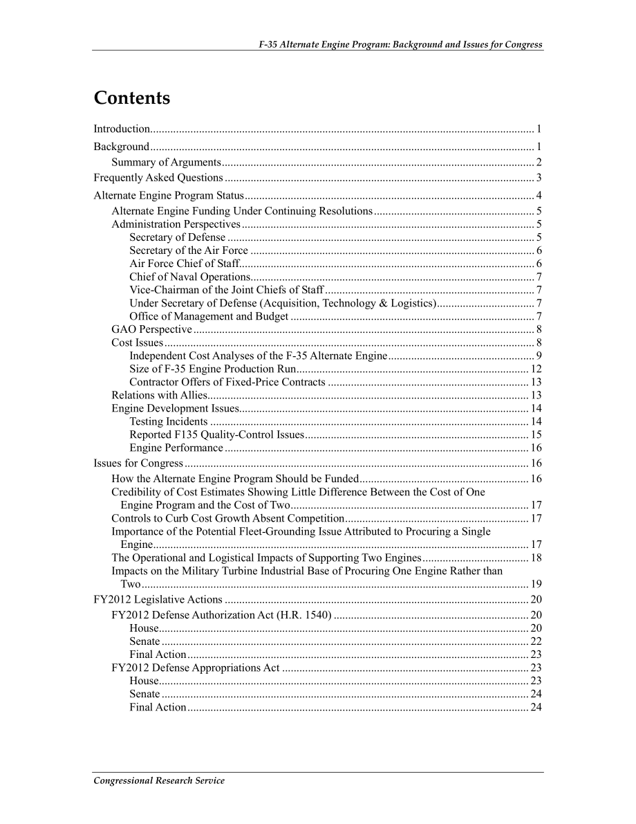 [20120110]R41131_F-35备用发动机程序：国会背景和议题.pdf_第3页