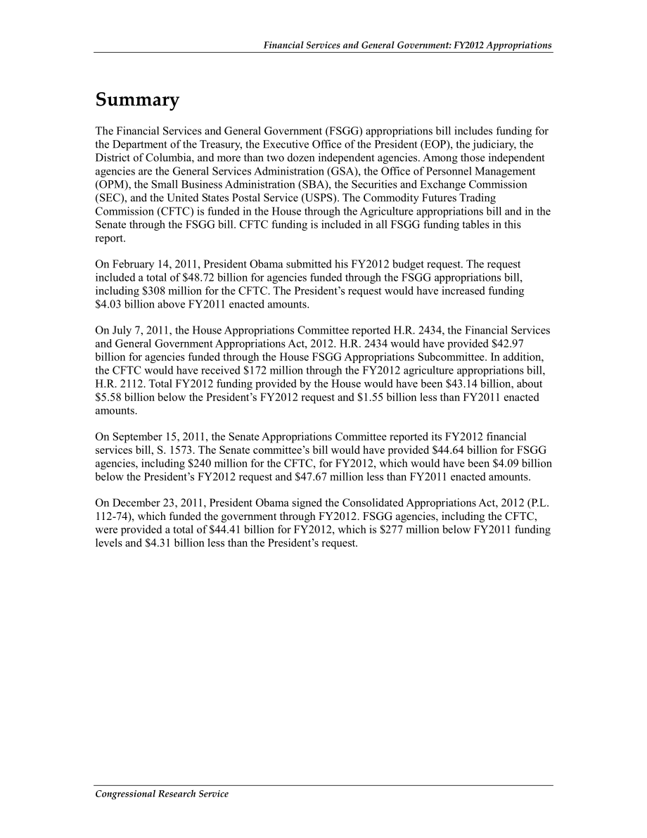 [20120306]R42008_金融服务和一般政府：2012财年拨款.pdf_第2页