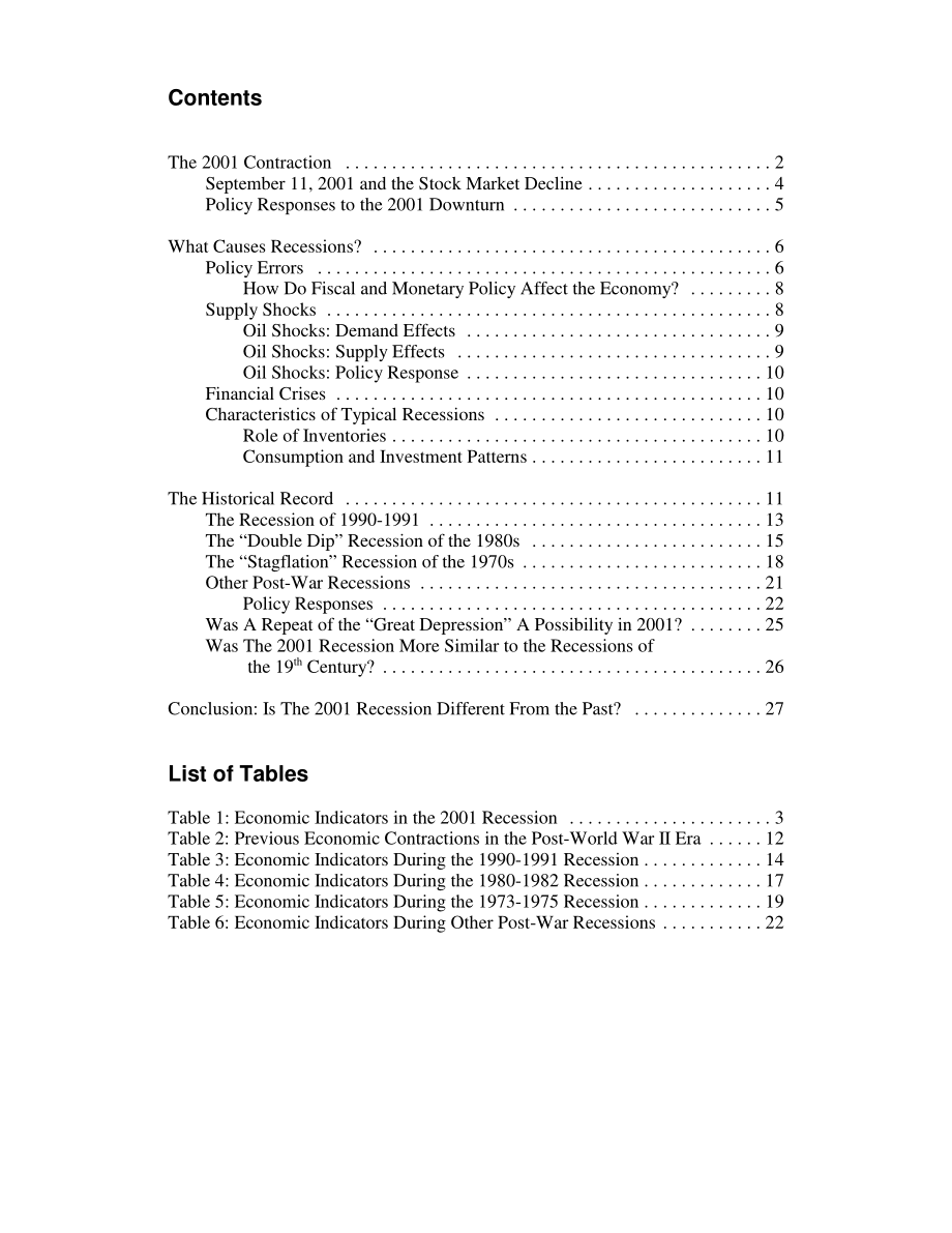 [20030825]RL31237_2001年经济衰退：有多长有多深与过去有多大不同？.pdf_第3页