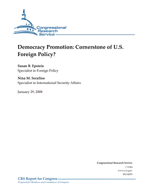[20080129]RL34296_民主促进：美国外交政策的基石？.pdf