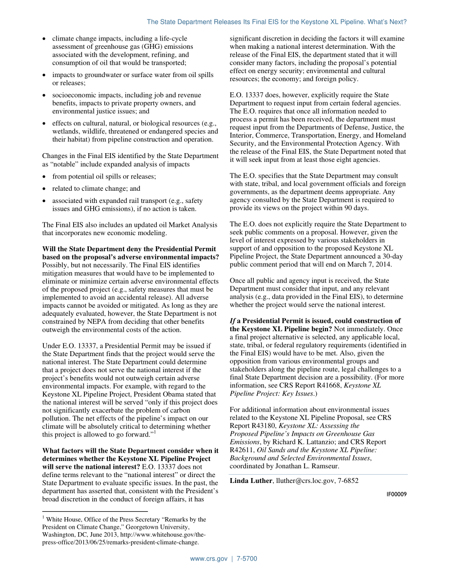 [20140206]IF00009_美国国务院发布了Keystone XL管道的最终EIS下一步是什么？.pdf_第2页