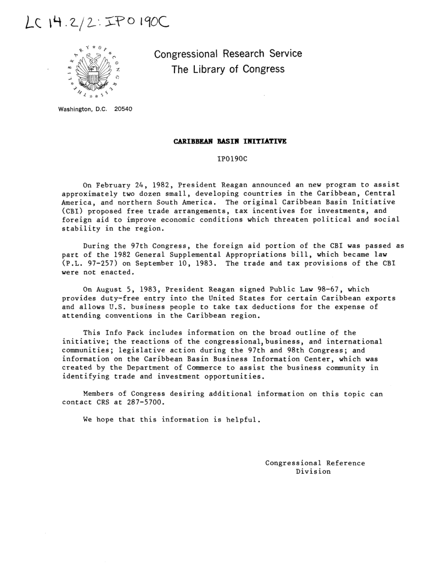 [19830413]IPO190C_加勒比海倡议.pdf_第1页