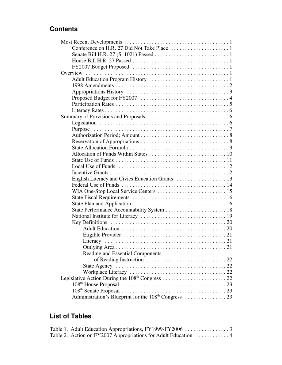 [20070123]RL32867_成人教育和识字：第109届大会概况及再授权建议.pdf_第3页