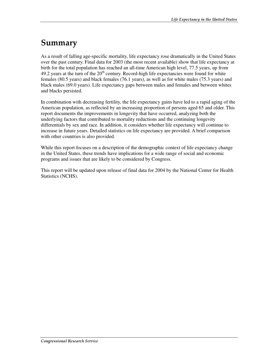 [20060816]RL32792_美国的预期寿命.pdf_第2页