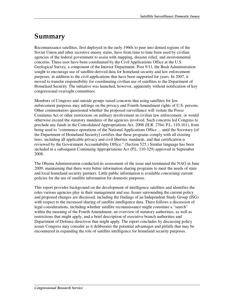 [20110113]RL34421_卫星监视：国内问题.pdf_第2页