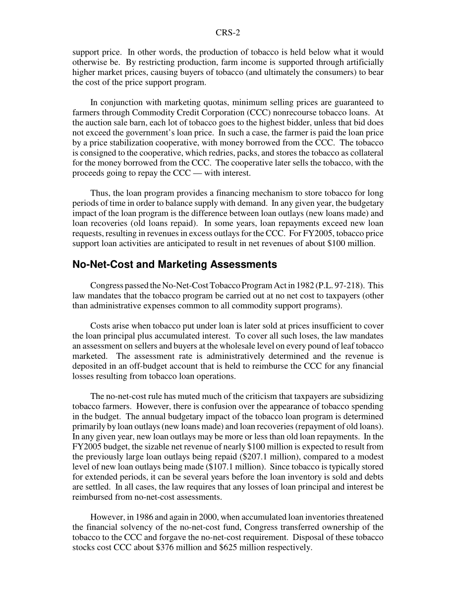 [20040607]97-417ENR_美国农业部的烟草相关计划和活动：运营和成本.pdf_第2页
