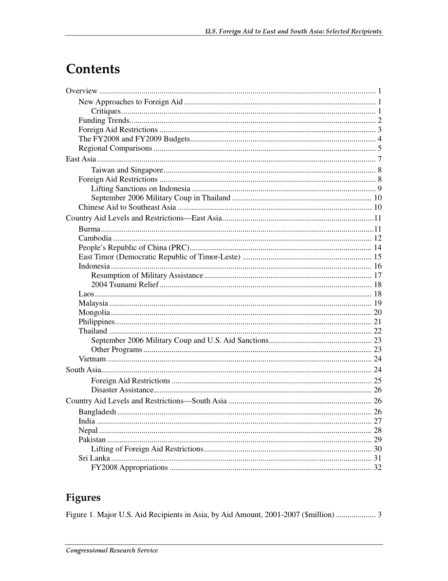 [20081008]RL31362_美国对东亚和南亚的对外援助：选定收件人.pdf_第3页