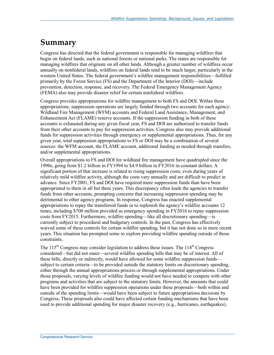[20170209]R44082_野火扑灭支出：背景、问题和立法.pdf_第2页