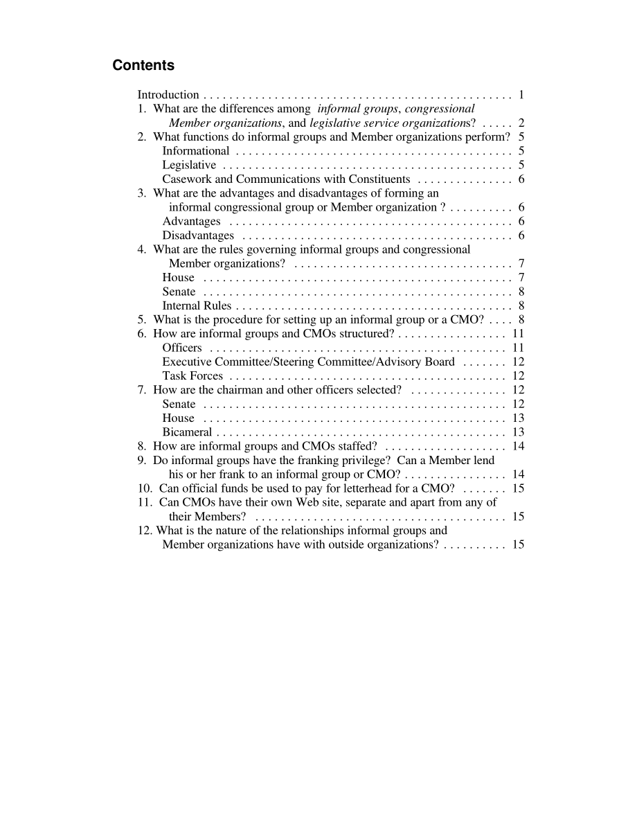 [20010307]RL30301_非正式国会团体和成员组织：选定的问题和回答.pdf_第3页