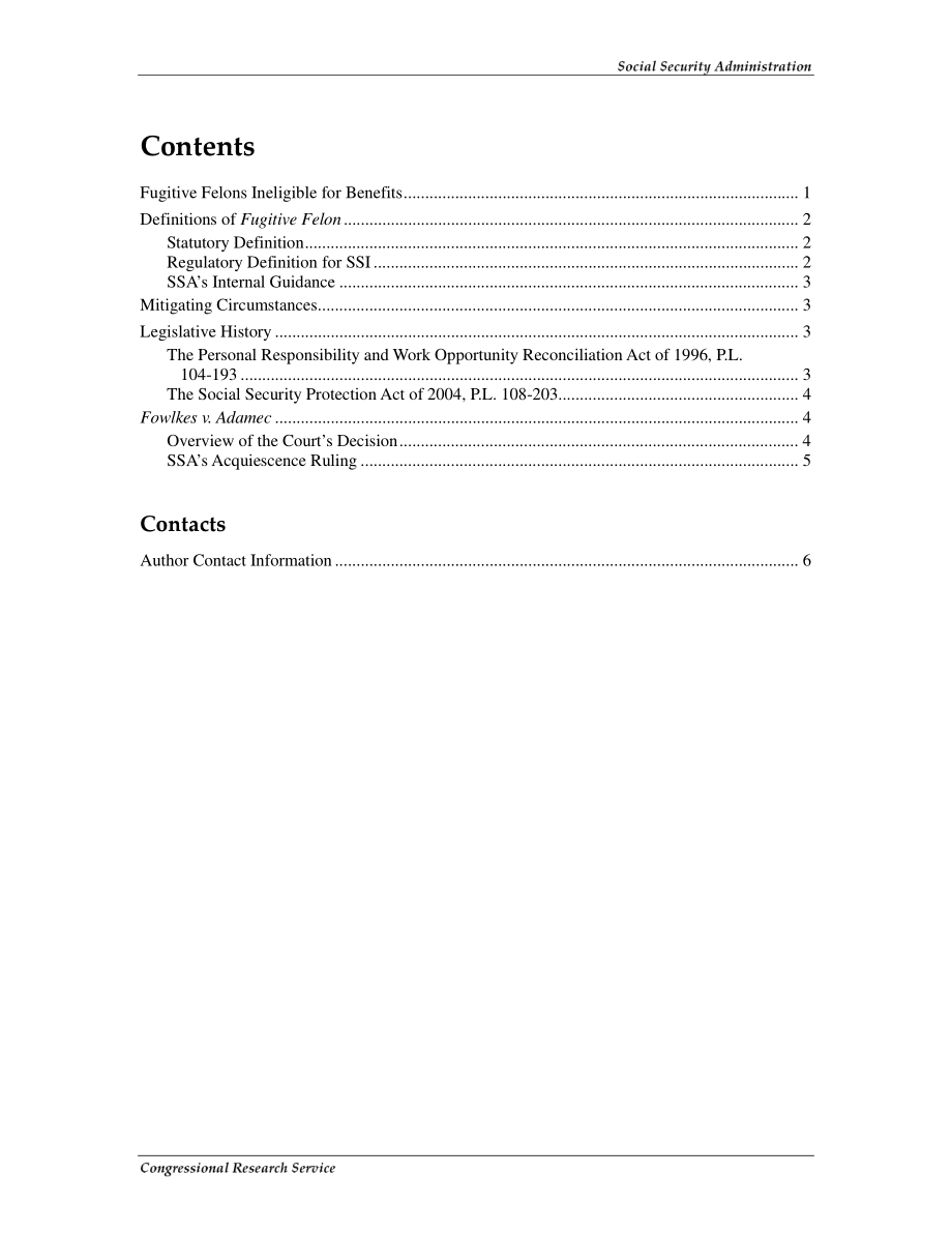 [20060427]RL33394_社会保障管理局：暂缓为逃犯提供福利以及管理局对福尔克斯裁决的回应.pdf_第3页