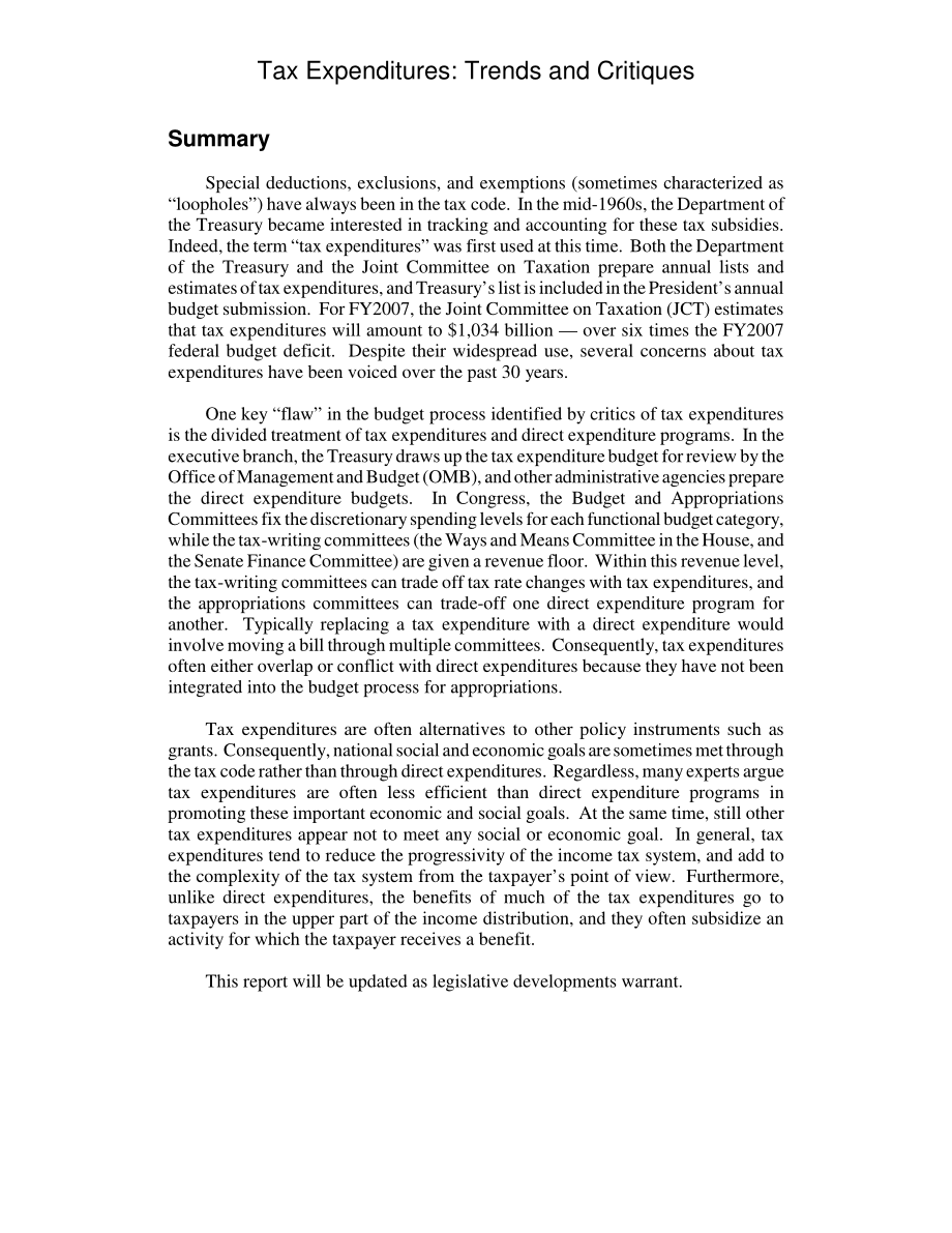 [20080204]RL33641_税收支出：趋势和评论.pdf_第2页