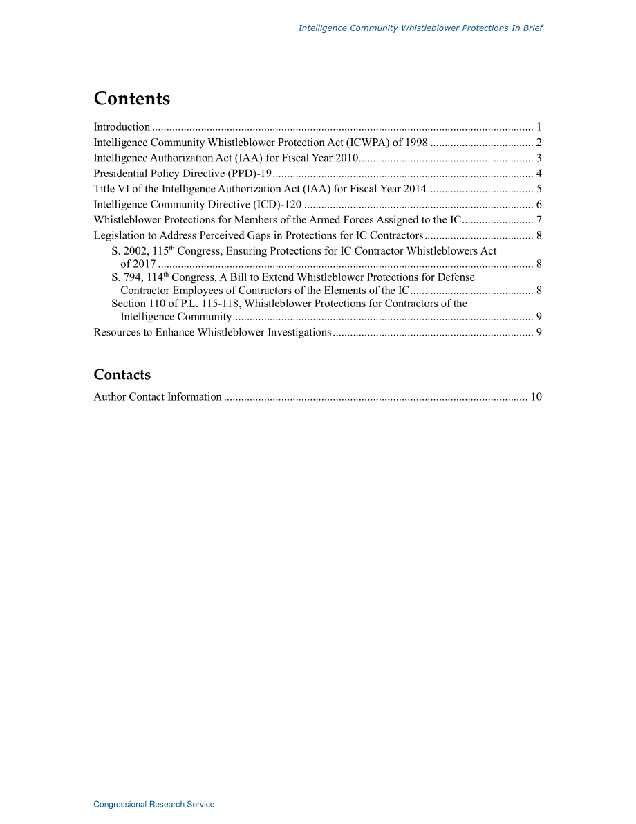 [20181213]R45431_情报部门检举人保护简介.pdf_第3页
