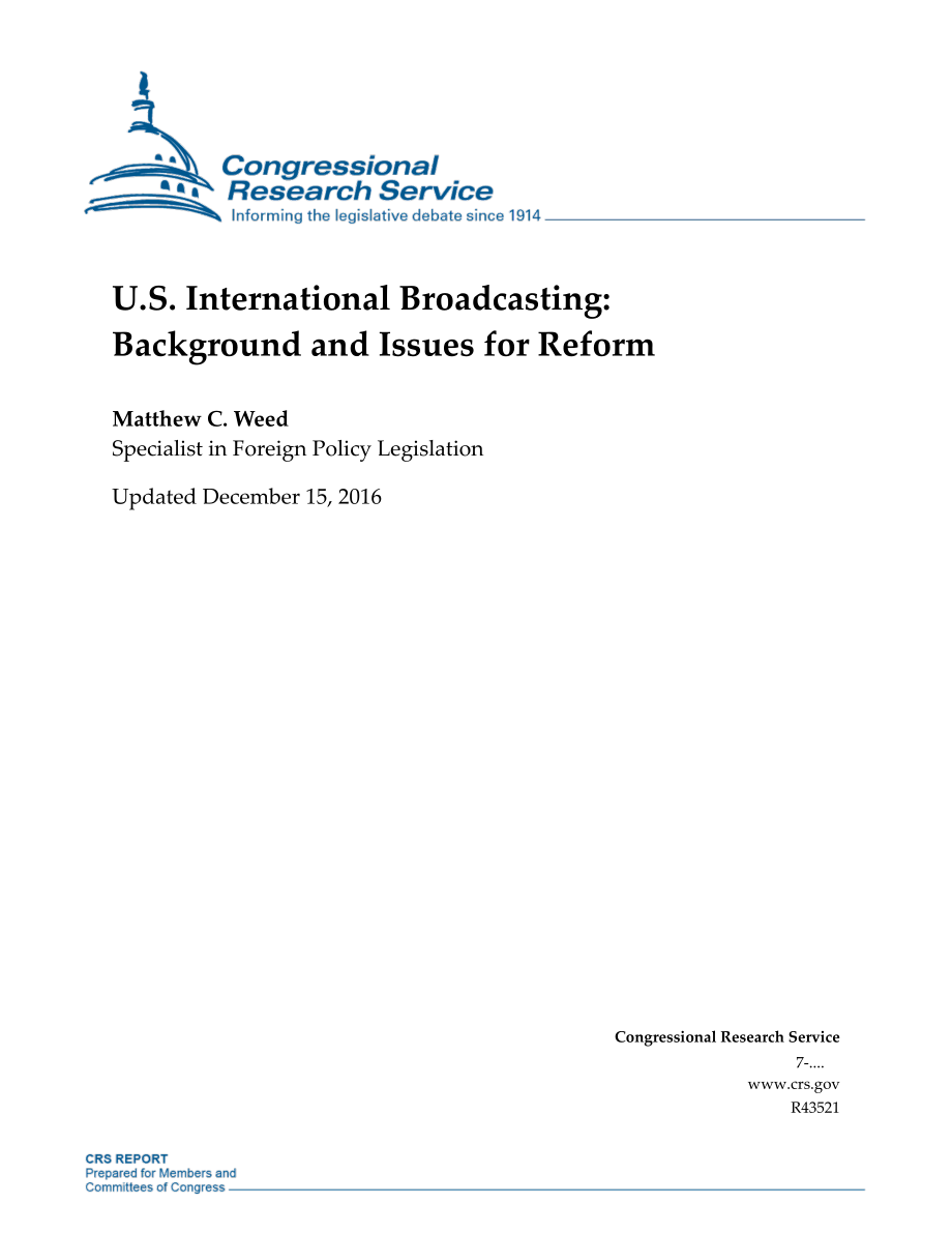 [20161215]R43521_美国国际广播：改革的背景和问题.pdf_第1页