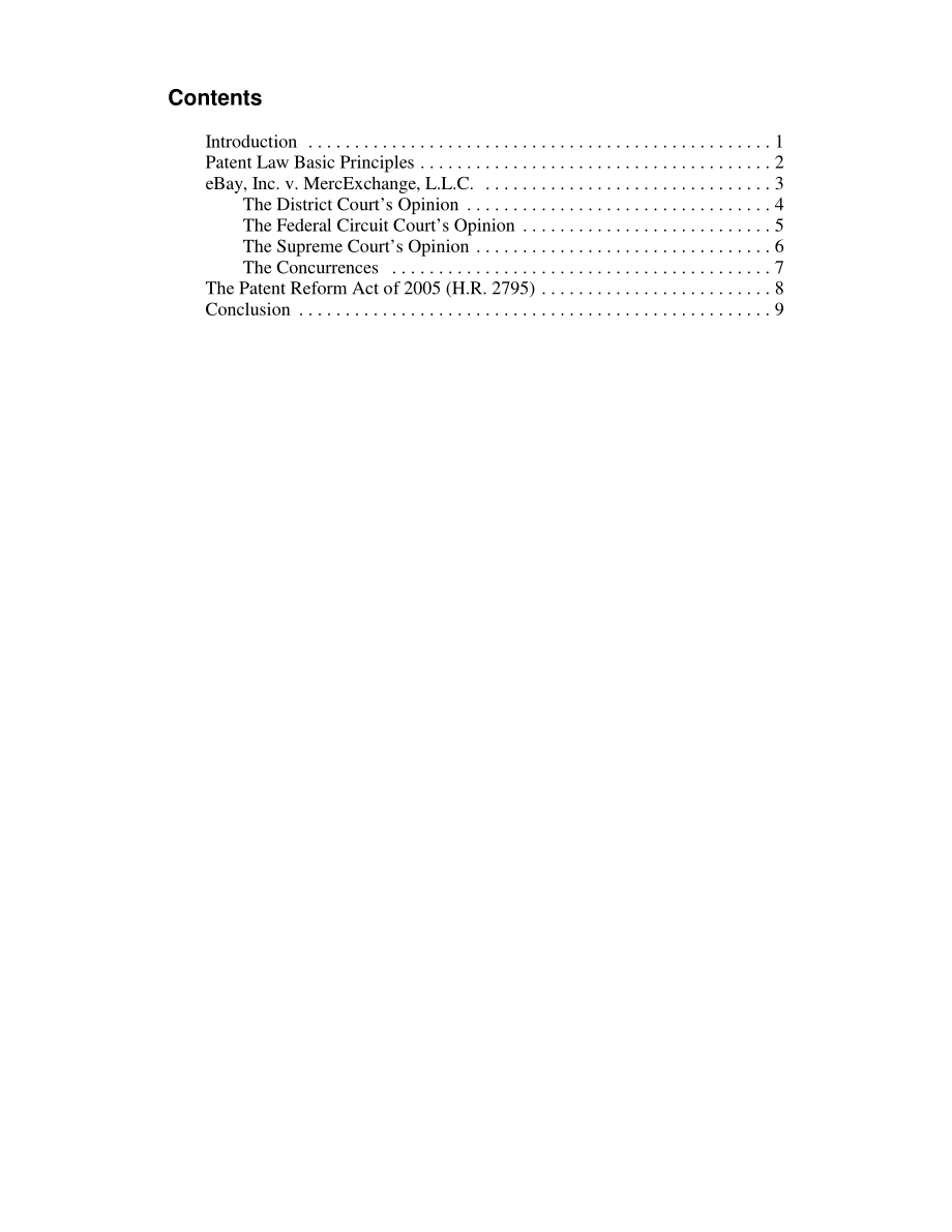 [20060519]RL33429_专利案件中禁令救济的可用性：eBayInc.诉MercExchangeL.L.C.pdf_第3页
