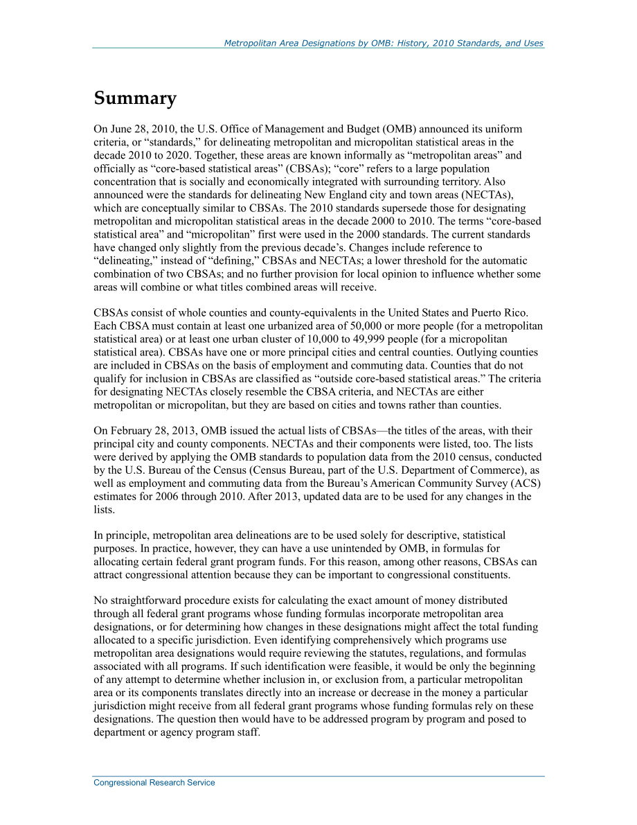 [20140606]R42005_OMB指定的都市区：历史、2010标准和用途.pdf_第2页