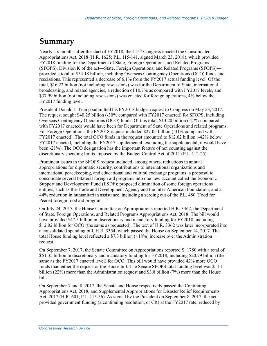 [20180413]R44890_国务院、外国业务和相关计划：2018财年预算和拨款.pdf_第2页