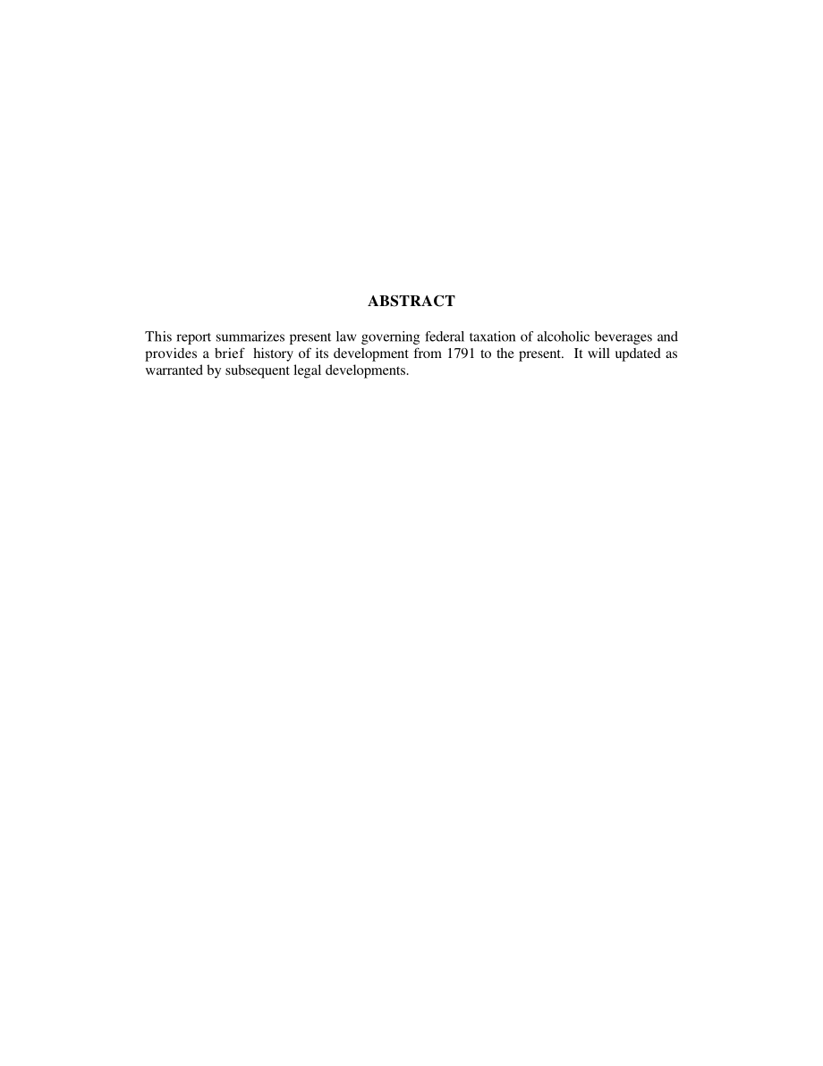 [19990615]RL30238_酒精饮料联邦消费税：现行法律概述及简史.pdf_第2页
