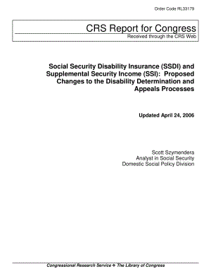 [20060424]RL33179_社会保障残疾保险（SSDI）和补充保障收入（SSI）：残疾认定和申诉程序的拟议变更.pdf