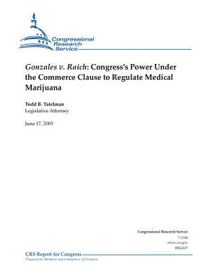[20050617]RS22167_Gonzales诉Raich：国会根据商业条款对医用大麻进行监管的权力.pdf
