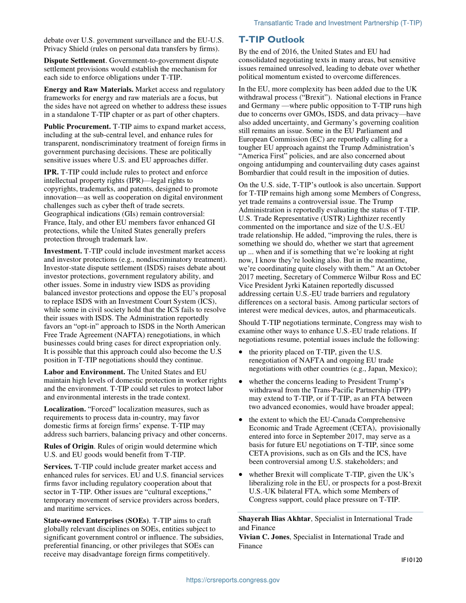 [20171130]IF10120_跨大西洋贸易和投资伙伴关系（T-TIP）.pdf_第2页