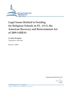 [20090305]R40416_与P.L.宗教学校资助相关的法律问题111-5《2009年美国复苏和再投资法案》（ARRA）.pdf