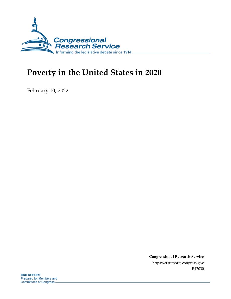 [20220210]R47030_2020年美国的贫困状况.pdf_第1页
